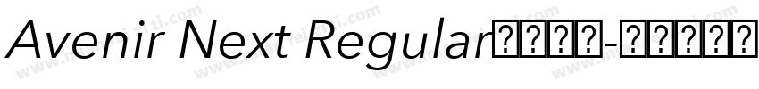 Avenir Next Regular字体下载字体转换